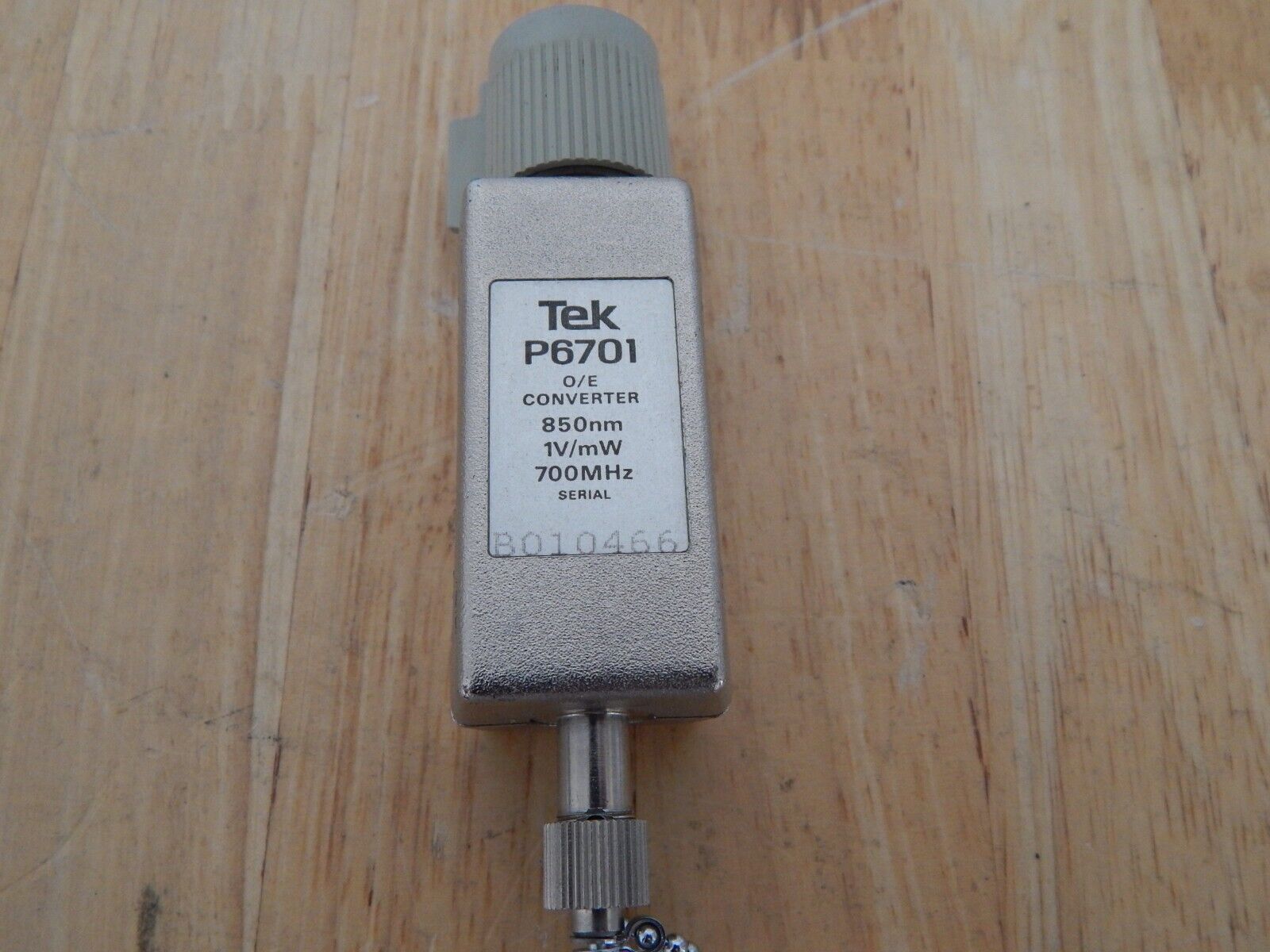 Tektronix P6701 Probe O/E Converter 850nM 1V/mW 700hz Tektronix P6701 Probe O/E Converter 850nM 1V/mW 700hz